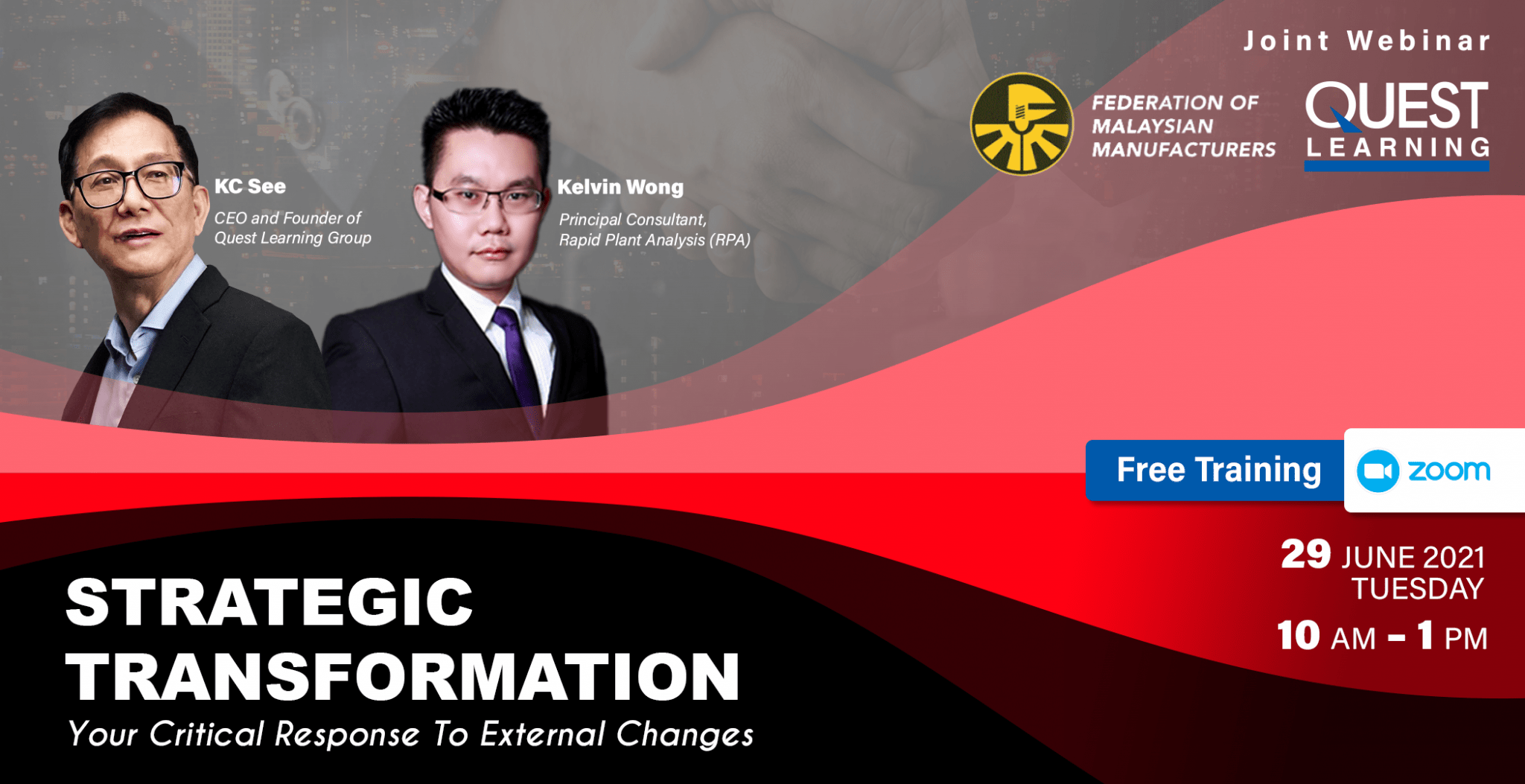 FMM Webinar: Strategic Redirection - A Critical Corporate Exercise - Quest